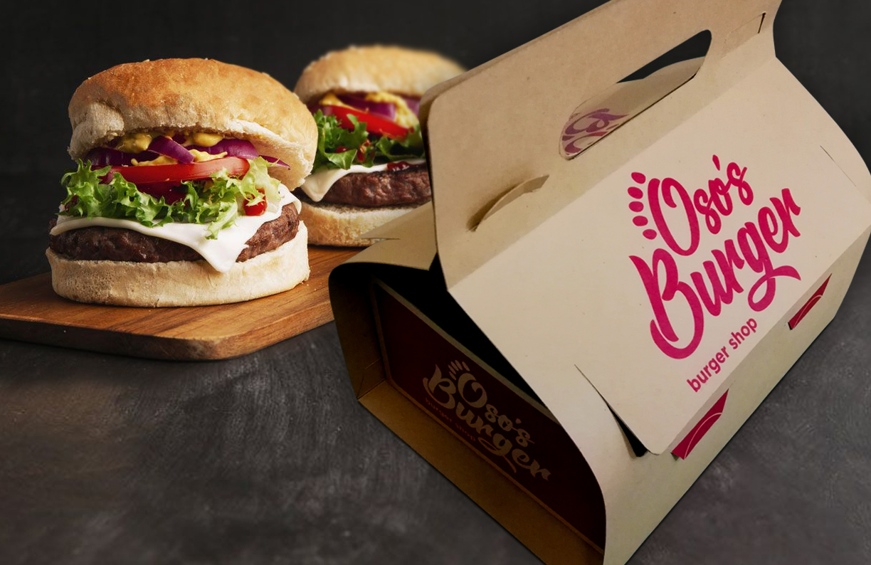 Claussell Studios - Empaque Osos Burguer